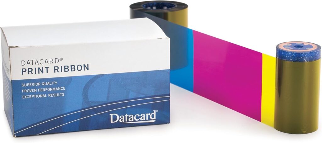 Datacard Ribbon - YMCKT - Dye Sublimation - 500 Images - TAA Compliance