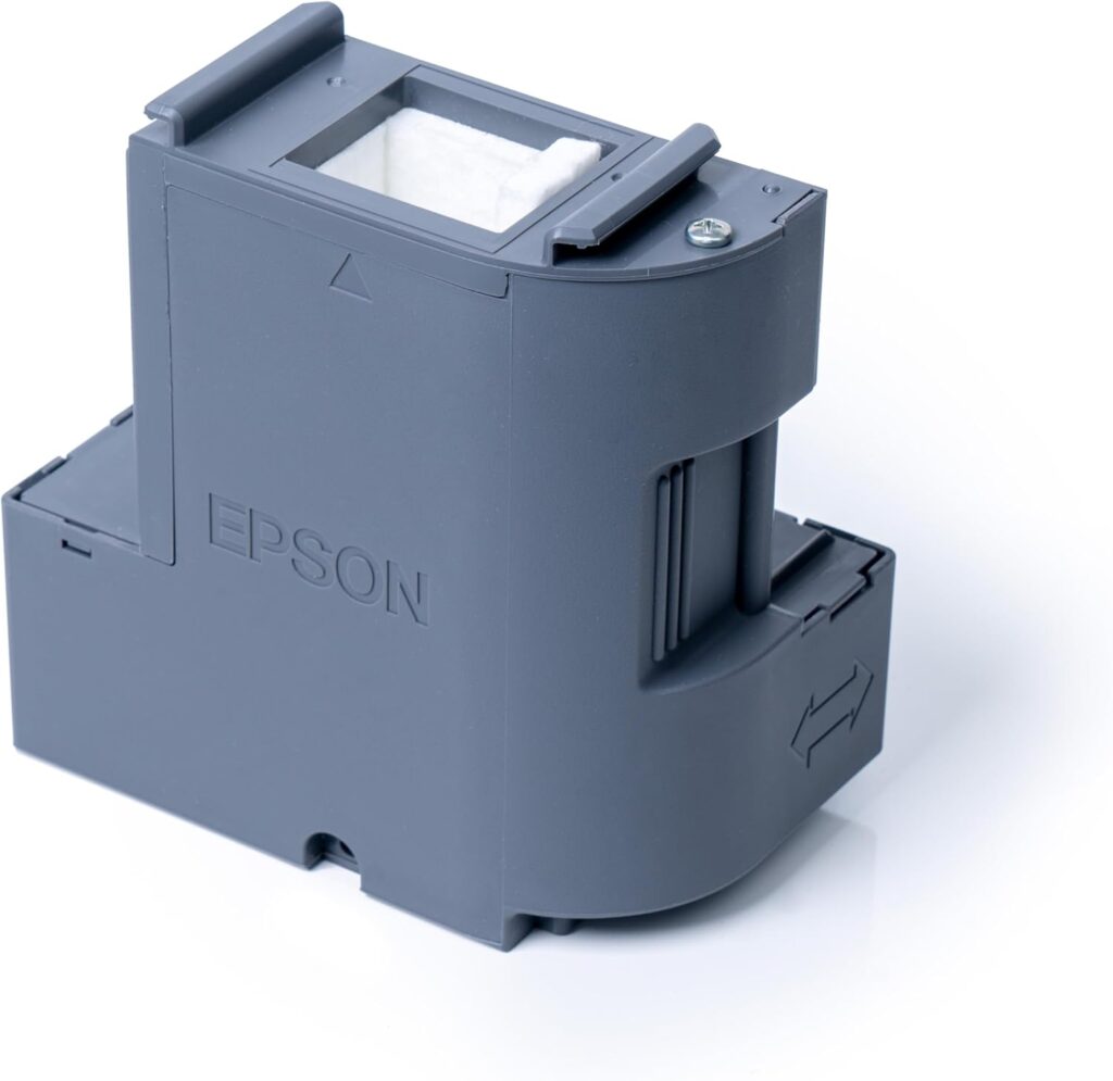 Epson SureColor F170 Maintenance Tank – Genuine Ink Maintenance Box for Dye-Sublimation Printer | Keeps Print Head Clean, Ensures High Print Quality  Extends Printer Life