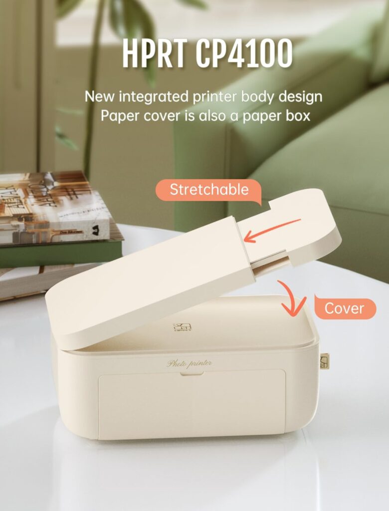 HPRT Photo Printer 4x6,+20 Sheets1ribbon,Wi-Fi Wireless Instant Picture Printer for iPhone, Android, Smartphone, Thermal Dye-Sublimation, AR Video Printing,Portable Photo Printers (Renewed)