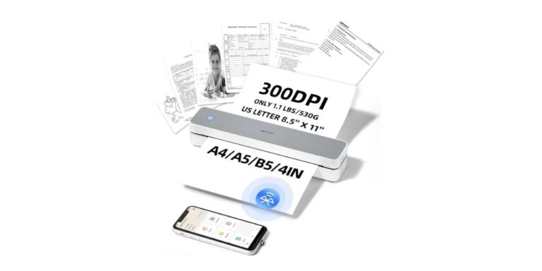 iDPRT-Portable-Printer-Wireless-for-Travel300DPI-Inkless-Thermal-Small-Printers-